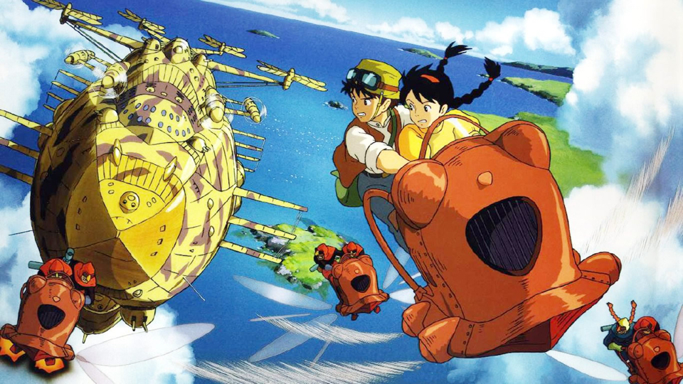 Castle-In-The-Sky Castle in the Sky (1986)  Japanese Animation | Hindi Dubbed | 480p, 720p, 1080p, 4K