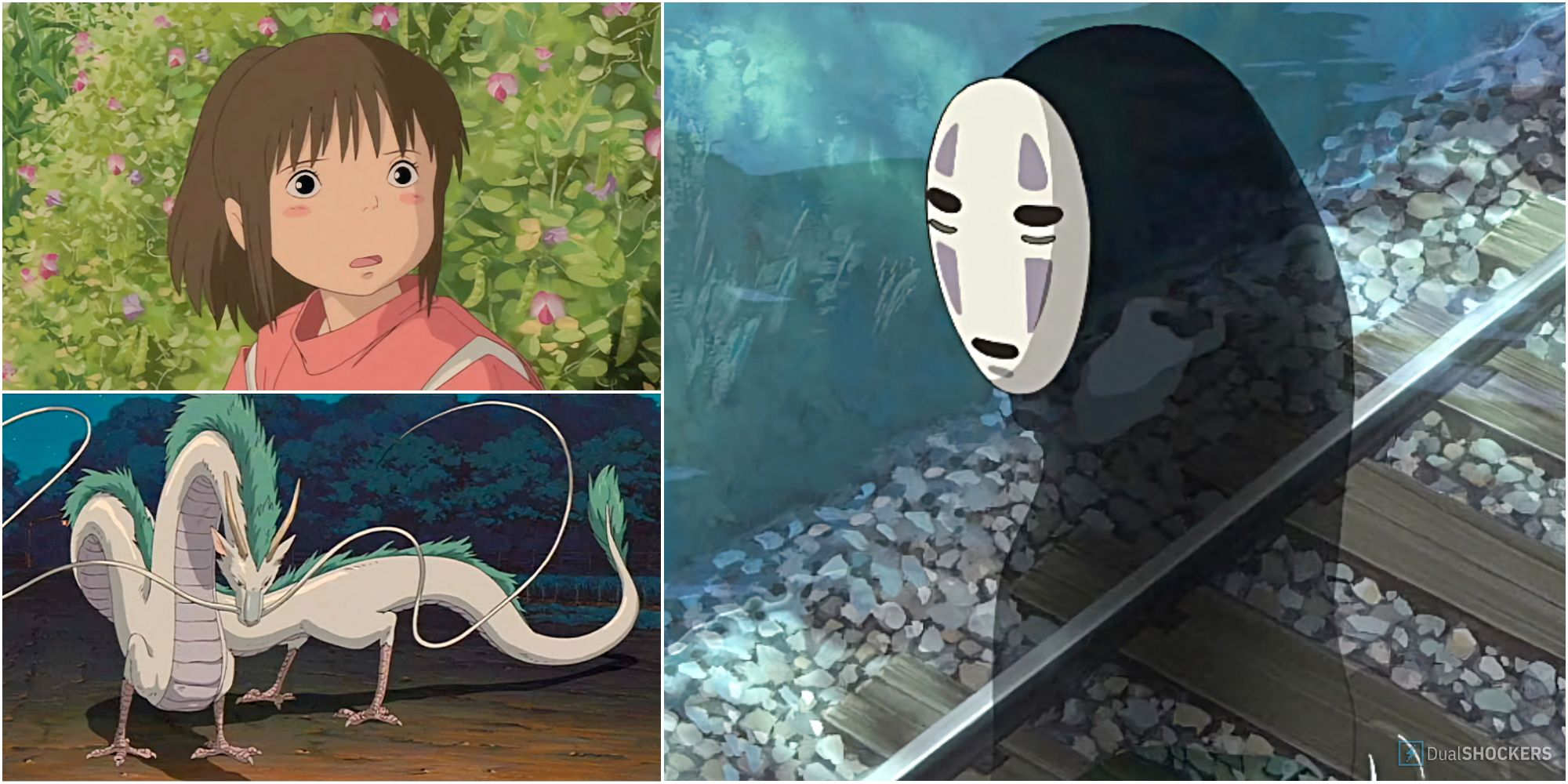 chihiro-river-spirit-and-no-face-feature Spirited Away (Sen to Chihiro no Kamikakushi) Audio track's-Hindi+English+Japanese